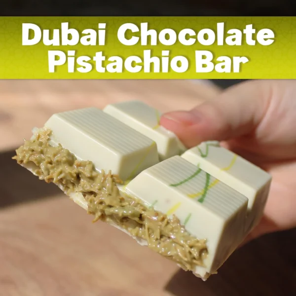 Dubai Pistachio Kunafa Chocolate Bar – White Chocolate Gourmet (200g) - Image 5